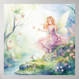 Een mooie lente elf poster