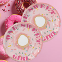 Eén Mooie Meisje Pastelkleurige Eenhoorn Donuts Ve