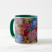 Een mooie mok met Philip Jacobs Fabric Chrysanthem (Voorkant links)