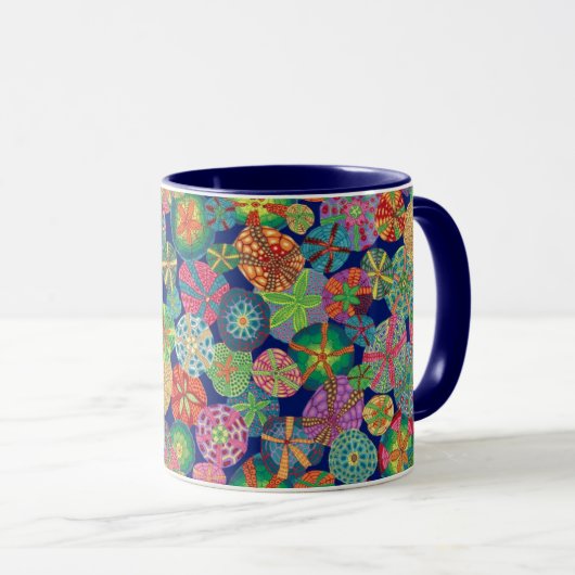 Een mooie mok met Philip Jacobs Fabric en dollar (Voorkant rechts)