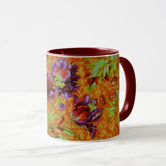 Een mooie Mok met Philip Jacobs Fabric Floral Broc (Voorkant rechts)