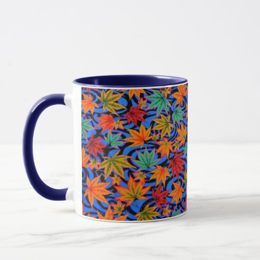 Een mooie Mok met Philip Jacobs Fabric Japanse apl (Links)
