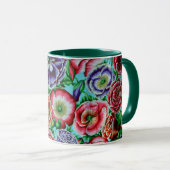 Een mooie Mok met Philip Jacobs Fabric Poppy Garde (Voorkant rechts)