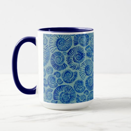 Een mooie Mok van Philip Jacobs Fabric Ammonite (Links)