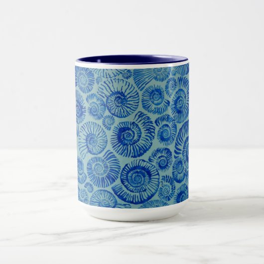 Een mooie Mok van Philip Jacobs Fabric Ammonite (Midden)