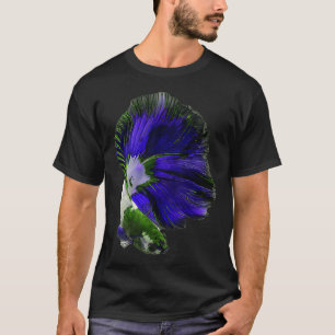Een mooie paarse groene Guppy vis Fancy Guppy's T-shirt