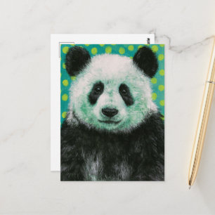 Een mooie pandabeer briefkaart