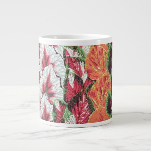 Een mooie Philip Jacobs Fabric Begonia Columns Mok (Voorkant)