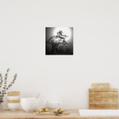 Een mooie pijp op een draaikolk poster (Keuken)