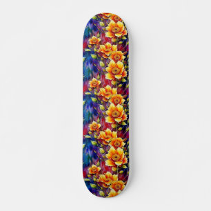 Een mooie symfonie van Natuur Herhalingspatroon Skateboard