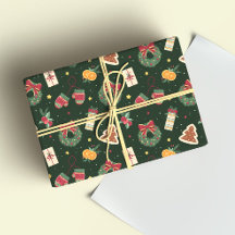 Een Mooie Winter Vakantie Inpakpapier  