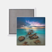 Een mooie zonsondergang over Grace Bay | Turks- en Magneet (Voorkant / Achterkant)