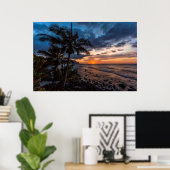 Een mooie zonsondergang poster (Thuiskantoor)