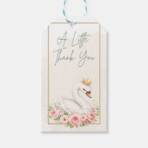 Eén Mooie Zwaan Gift Tag