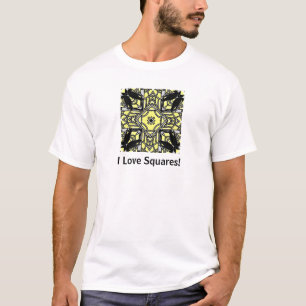 Een moord op het Crows Kaleidoscoop Square T-shirt