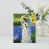 Een morning Walk Briefkaart (Staand voorkant)