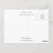 Een morning Walk Briefkaart (Achterkant)