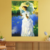 Een morning Walk Canvas Afdruk (Insitu (Woonkamer))