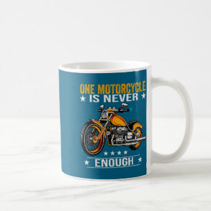 Één motor is nooit genoeg - Grappige Biker Quote Koffiemok