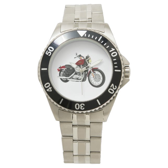 Een motorpolshorloge horloge (Voorkant)