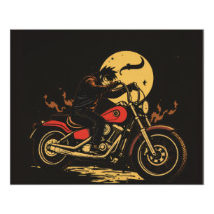 een motorposter perfect poster