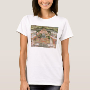 Een Mughal prinses in haar tuin (gouache op papier T-shirt
