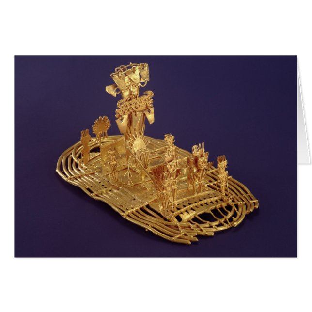 Een muisca votive figuurtje (Voorkant Horizontaal)