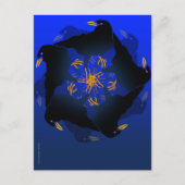 EEN MURDER VAN KROEIEN BRIEFKAART (Voorkant)