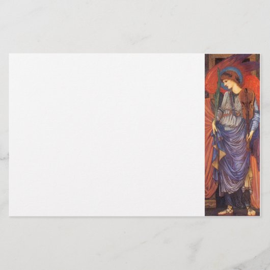 Een Musical Angel Briefpapier (Voorkant)