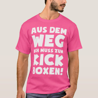Een must-have voor kickboksen grappige kickbokser  t-shirt