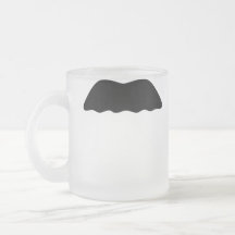 Een Mustache Coffee Mok Mustache Face kweken