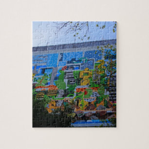 Een muurschildering op de San Antonio Riverwalk Legpuzzel