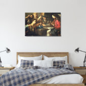 Een muziekverzamelaar canvas afdruk (Insitu (Slaapkamer))