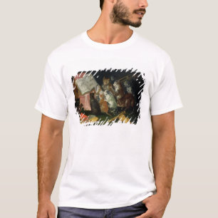 Een muzikale verzameling van katten t-shirt