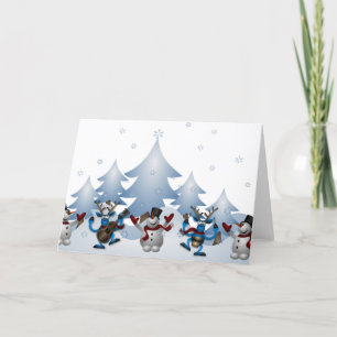 Een muzikale viering van Kerstmis Feestdagen Kaart