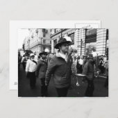 Een muzikant op St Patrick's Day Briefkaart (Voorkant / Achterkant)