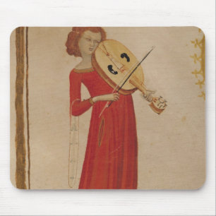 Een muzikant uit de Musica door Boethius Muismat