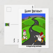 Een mysterie opgelost briefkaart (Voorkant / Achterkant)