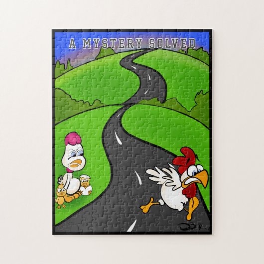 Een mysterie opgelost legpuzzel (Verticaal)