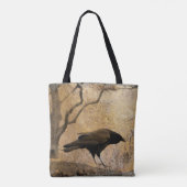 Een mysterieuze raaf draagtas (Achterkant)