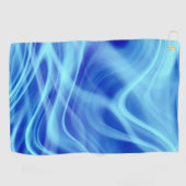 Een mystieke blauwe mist golfhanddoek (Horizontaal)