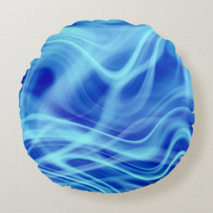 Een mystieke blauwe mist rond kussen