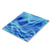 Een mystieke blauwe mist tegeltje (Zijkant)