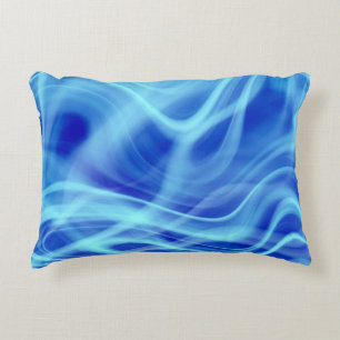 Een mystieke blauwe nevel accent kussen