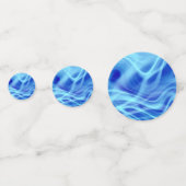Een mystieke blauwe nevel confetti (Achterkanten)
