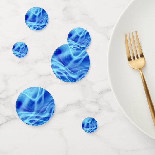 Een mystieke blauwe nevel confetti (Groep)