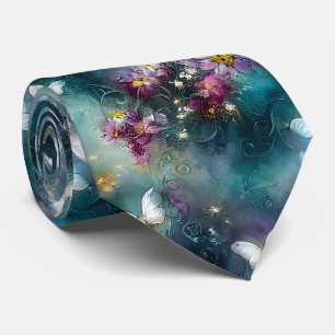 Een mystieke vlinder serie ontwerp 11 stropdas
