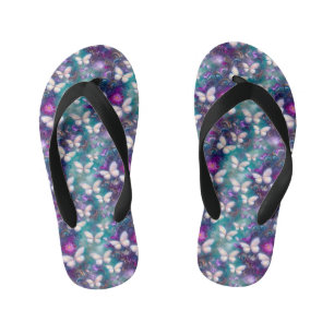 Een mystieke vlinder serie ontwerp 1 kinder teenslippers