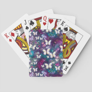 Een Mystieke Vlinder Serie Ontwerp 5 Pokerkaarten
