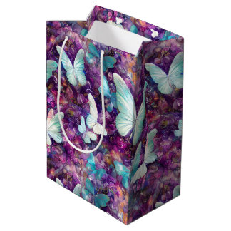 Een mystieke vlinder serie ontwerp 7 medium cadeauzakje